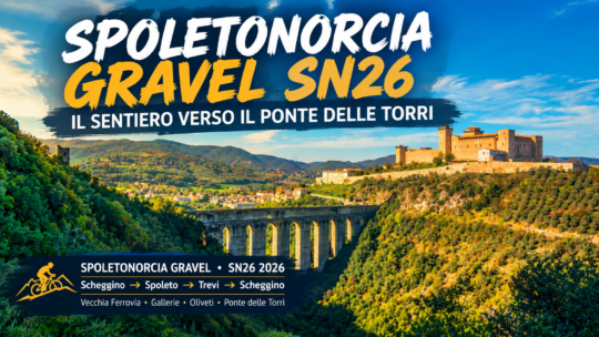 SpoletoNorcia Gravel SN26: un’avventura in bicicletta tra natura, storia e panorami umbri