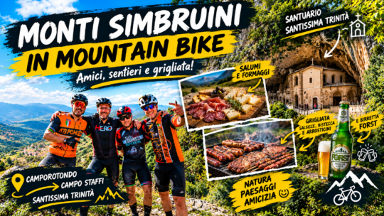 Monti Simbruini in Mountain Bike: una trasferta tra vecchi amici, sentieri e grigliate!